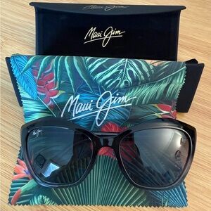 Maui Jim Black Lotus Sunglasses Ladies